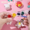 Gypsum dolls, children's coloring, creative graffiti, diy painted gypsum dolls, coloring, wholesale, street stall gifts Application Scenario